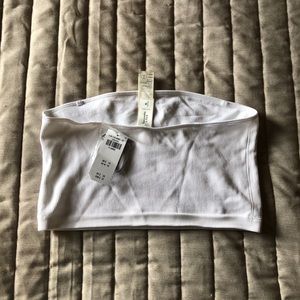 NWT A&F white bandeau
